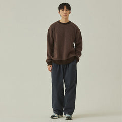 Kappy Ringer Round Wool Knit Brown - Parasol Store