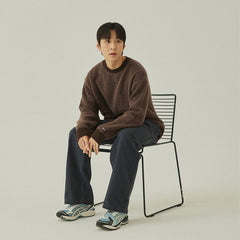 Kappy Ringer Round Wool Knit Brown - Parasol Store