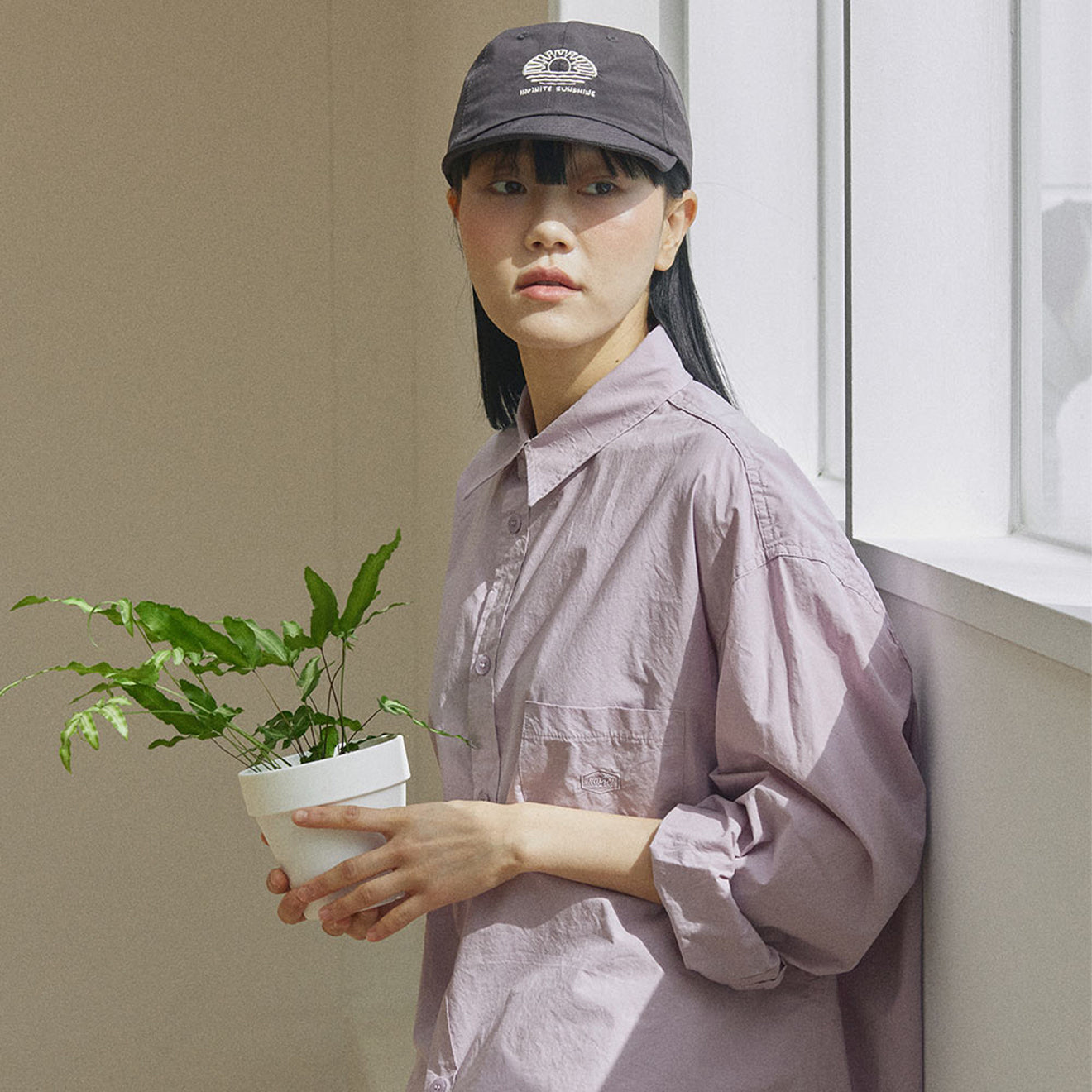 Kappy Ripstop Sunshine Cap Charcoal