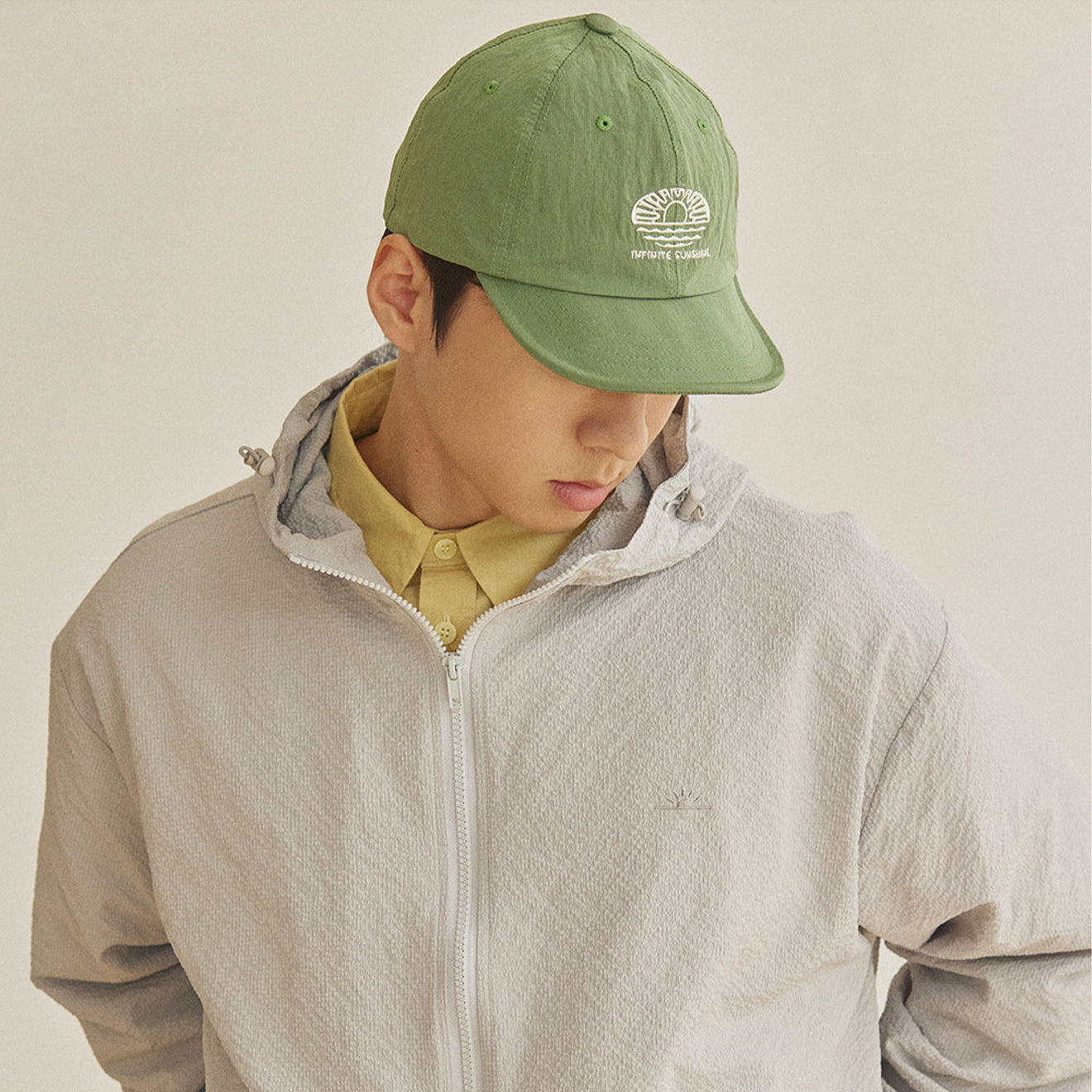 Kappy Ripstop Sunshine Cap Moss Green