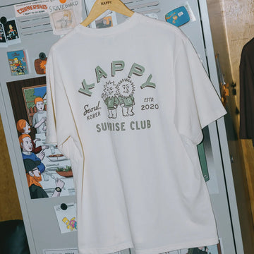 Kappy 

Sunny Mates Half T-Shirt
 Cream - Parasol Store