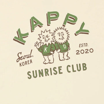 Kappy 

Sunny Mates Half T-Shirt
 Cream - Parasol Store