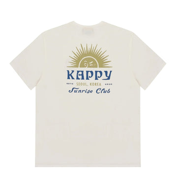 Kappy Sunny Wink Half T-Shirt
 White - Parasol Store