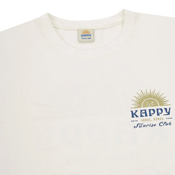 Kappy Sunny Wink Half T-Shirt
 White - Parasol Store