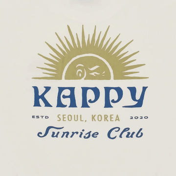 Kappy Sunny Wink Half T-Shirt
 White - Parasol Store