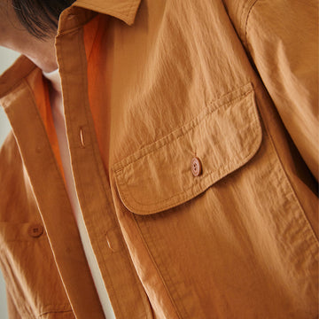 Kappy Sunrise Utility Half Shirt Brick - Parasol Store