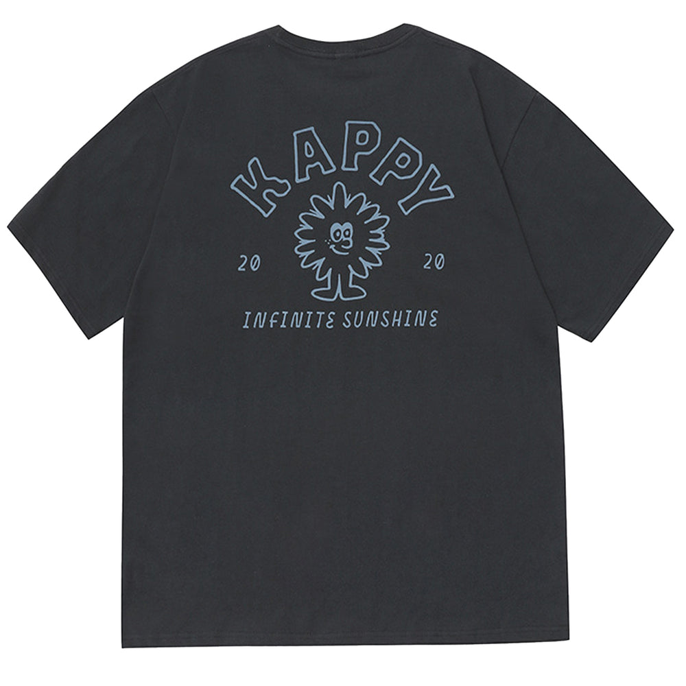 Kappy Sunshine T-Shirt Dark Grey - Parasol Store