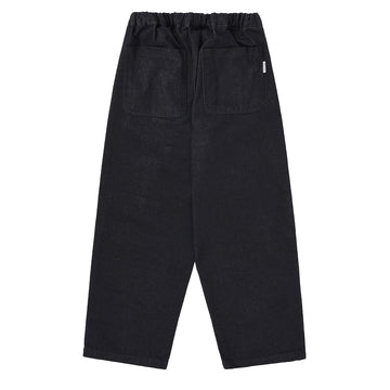 Kappy Two Tuck Wide Denim Pants Deep Indigo - Parasol Store