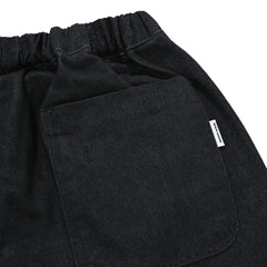 Kappy Two Tuck Wide Denim Pants Deep Indigo - Parasol Store