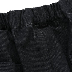 Kappy Two Tuck Wide Denim Pants Deep Indigo - Parasol Store