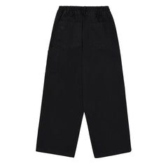 Kappy Two Tuck Wide Kation Pants Black - Parasol Store