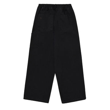 Kappy Two Tuck Wide Kation Pants Black - Parasol Store