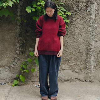 Kappy Two Tuck Wide Kation Pants Dark Gray - Parasol Store