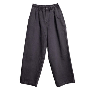 Kappy Two Tuck Wide Kation Pants Dark Gray - Parasol Store