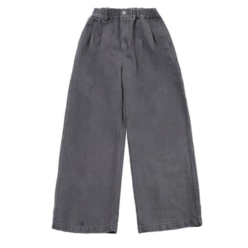 Kappy Two Tuck Wide Kation Pants Gray - Parasol Store