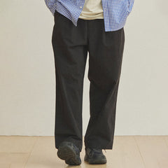 Kappy Two Tuck Wide Pants Black - Parasol Store