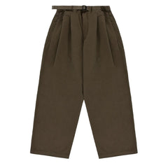 Kappy Two Tuck Wide Pants Brown - Parasol Store