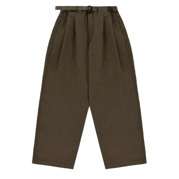 Kappy Two Tuck Wide Pants Brown - Parasol Store