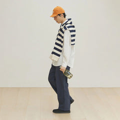 Kappy Two Tuck Wide Pants Navy - Parasol Store