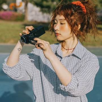 Kappy Vintage Check Shirt White - Parasol Store