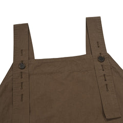 Kappy Womens Back Button CN Overall Brown - Parasol Store