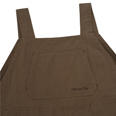 Kappy Womens Back Button CN Overall Brown - Parasol Store