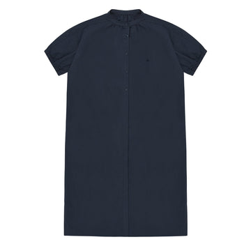 Kappy Womens Band Collar Dress Navy - Parasol Store