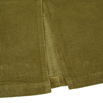 Kappy Womens Corduroy Fatigue Skirt Navy - Parasol Store