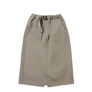 Kappy Womens Cotton Fatigue Skirt Beige - Parasol Store