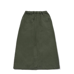 Kappy Womens Cotton Fatigue Skirt Khaki - Parasol Store