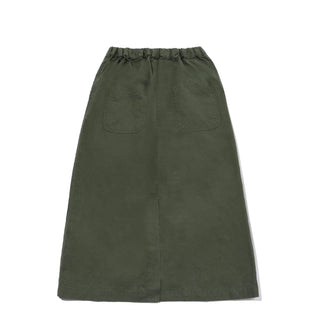 Kappy Womens Cotton Fatigue Skirt Khaki - Parasol Store