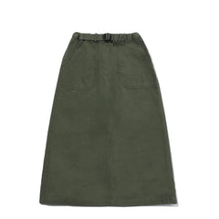 Kappy Womens Cotton Fatigue Skirt Khaki - Parasol Store