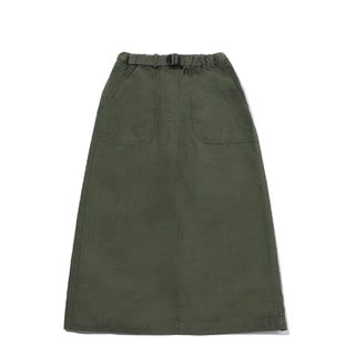Kappy Womens Cotton Fatigue Skirt Khaki - Parasol Store