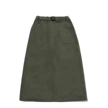 Kappy Womens Cotton Fatigue Skirt Khaki - Parasol Store