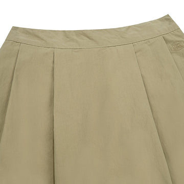 Kappy Womens Flare Banding Skirt Beige - Parasol Store