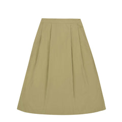 Kappy Womens Flare Banding Skirt Beige - Parasol Store