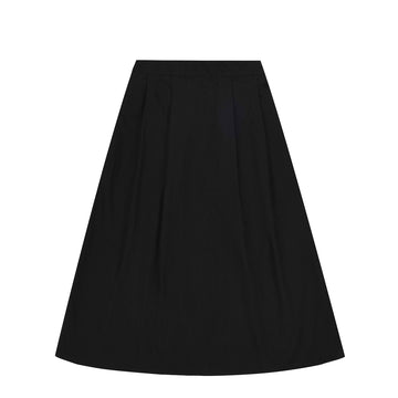 Kappy Womens Flare Banding Skirt Black