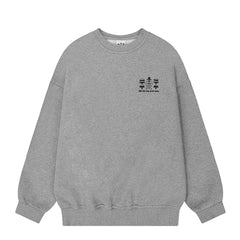 Kappy Yeti Fluff Sweat Shirt Gray - Parasol Store
