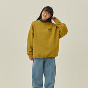Kappy Yeti Fluff Sweat Shirt Mustard - Parasol Store