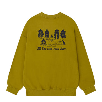 Kappy Yeti Fluff Sweat Shirt Mustard - Parasol Store