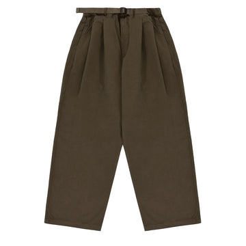 Kappy Two Tuck Wide Pants Brown