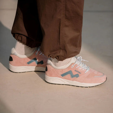Karhu Womens Aria 95 Trainer Cameo Rose / Blue Mirage - Parasol Store