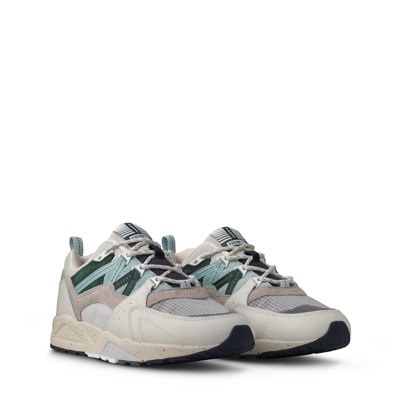 Karhu Womens Fusion 2.0 Trainers Lily White / Surf Spray - Parasol Store