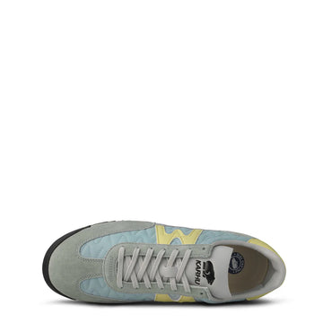 Karhu Womens Mestari Trainer Aqua Gray / Wax Yellow - Parasol Store