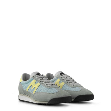 Karhu Womens Mestari Trainer Aqua Gray / Wax Yellow - Parasol Store