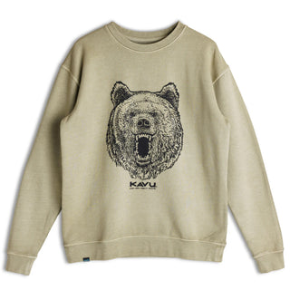 Kavu Core Crew Sweatshirt Olive - Parasol Store