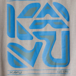 Kavu Cubed S/S Tee Greige - Parasol Store
