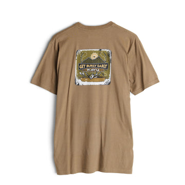 Kavu Pass The Time S/S Tee Olive - Parasol Store