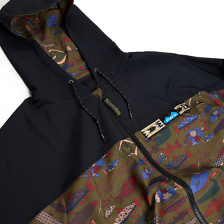 Kavu River Throwshirt Jacket Fish Tessellate - Parasol Store