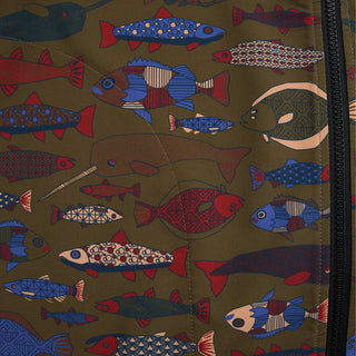 Kavu River Throwshirt Jacket Fish Tessellate - Parasol Store
